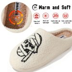 BERANMEY Halloween Slippers for Women Perfect Soft Plush Comfy Warm Slip-On Cute Womens Slippers Indoor Fluffy House Slippers for Women and Men Non-slip Fuzzy Flat Slides - Image 104