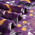 Way To Celebrate Halloween Jack-O'-Lantern Plush Oversized Couch Throw Blanket, Cream and Orange, 50 x 72 in - Image 12