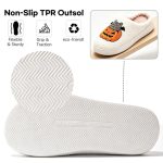 BERANMEY Halloween Slippers for Women Perfect Soft Plush Comfy Warm Slip-On Cute Womens Slippers Indoor Fluffy House Slippers for Women and Men Non-slip Fuzzy Flat Slides - Image 120