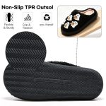 BERANMEY Halloween Slippers for Women Perfect Soft Plush Comfy Warm Slip-On Cute Womens Slippers Indoor Fluffy House Slippers for Women and Men Non-slip Fuzzy Flat Slides - Image 127